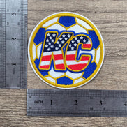 World Cup Kansas City Soccer Ball Embroidered Patch (3 inch)