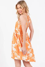 Load image into Gallery viewer, Print Deep V-neck Dress - ND40884A
