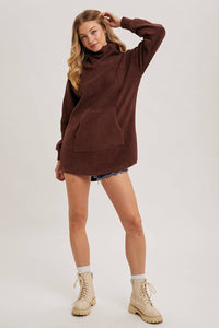 FLEECE HOODIE TUNIC