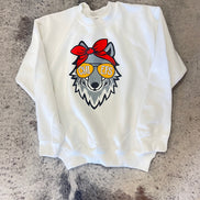 KIDS Chiefs KC WOLFE w/headband Sweatshirt