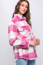 Load image into Gallery viewer, Plaid Sherpa Lined Shacket
