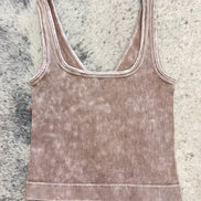 Reversible Neckline Cropped Tank
