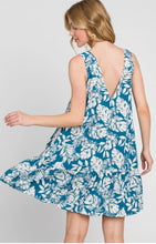 Load image into Gallery viewer, Ruffled Mini Dress w/Deep V Back
