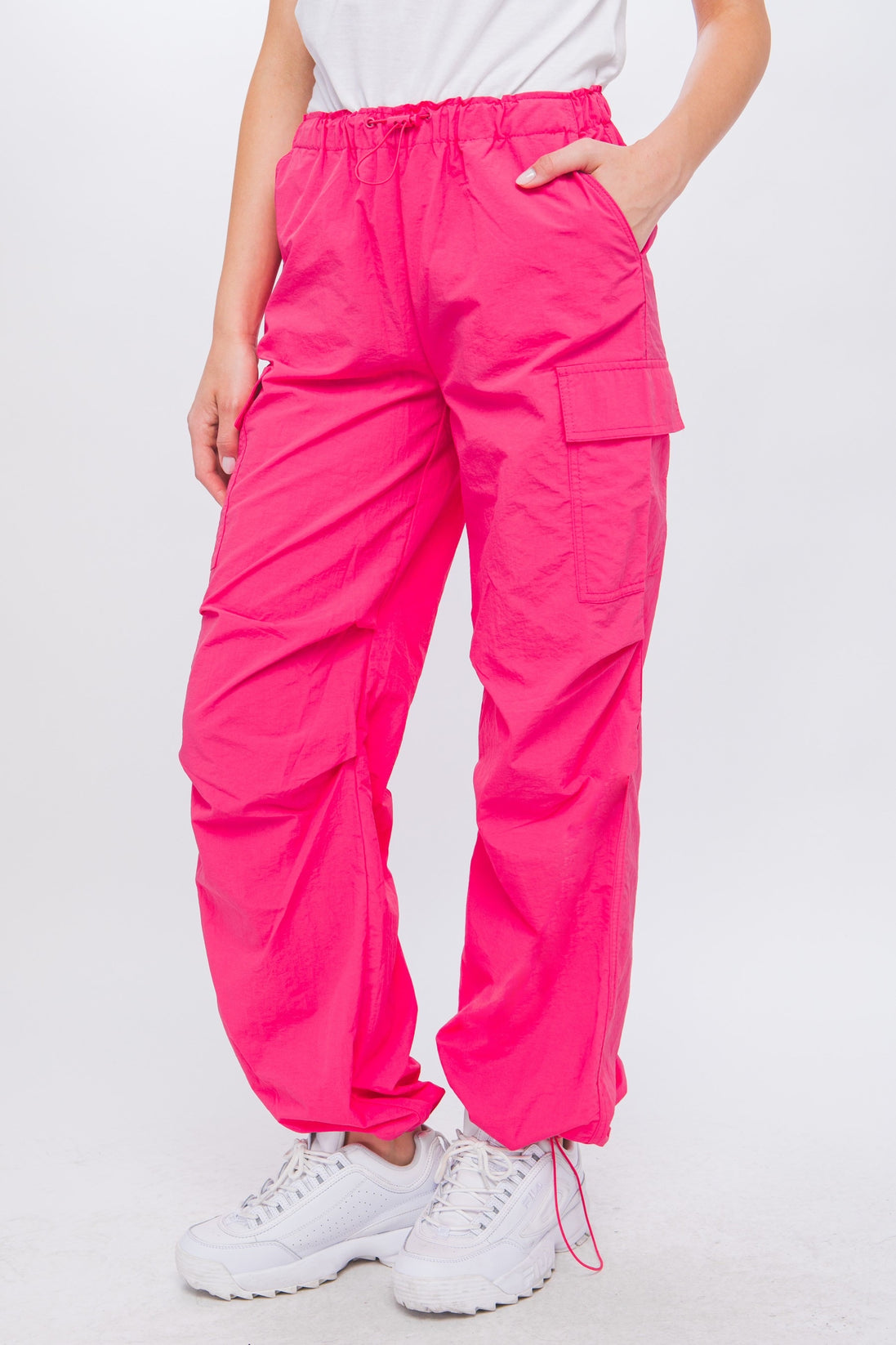 Parachute Cargo Pants;