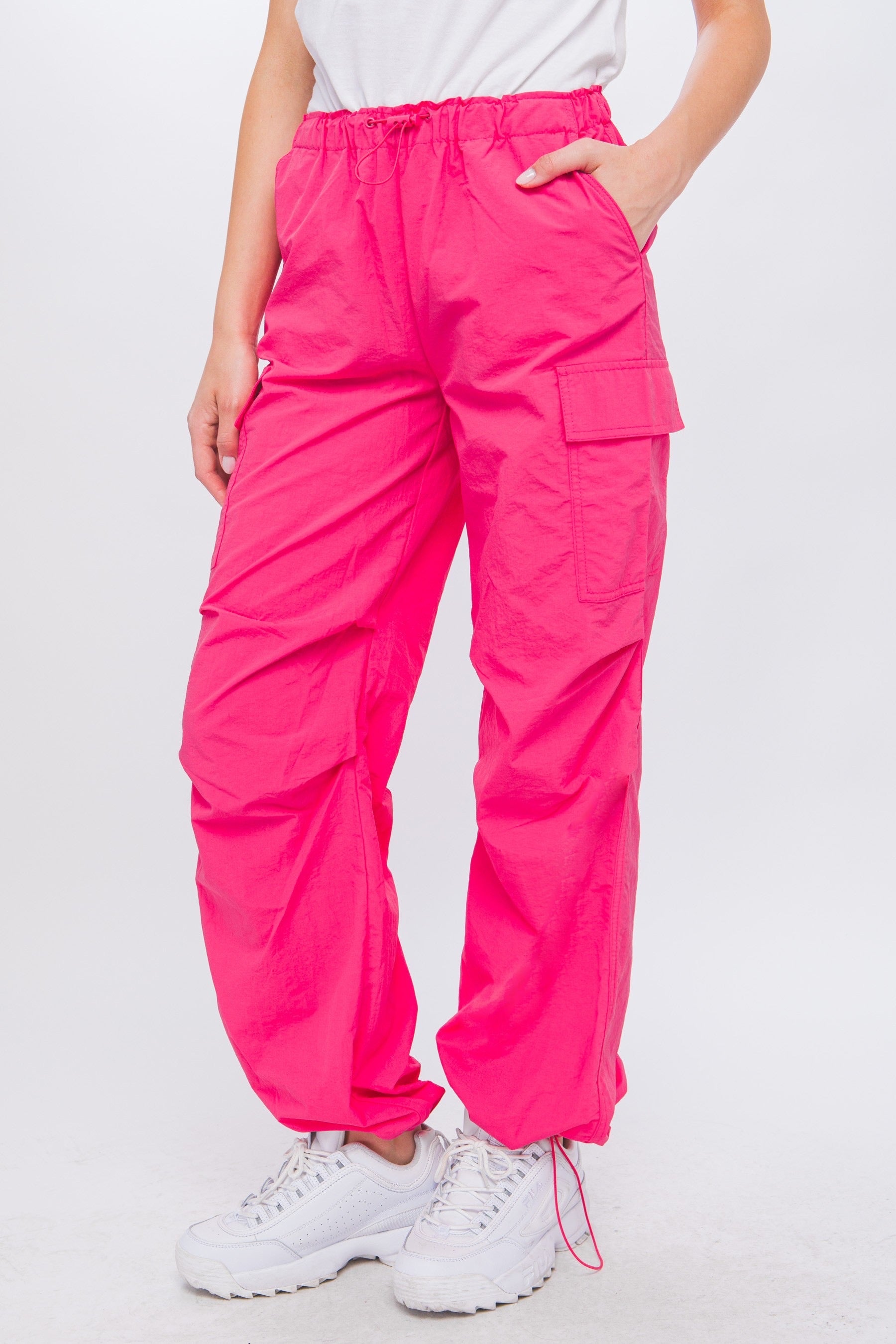Parachute Cargo Pants;