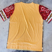 15 Sequin Jersey Dress (Yellow)