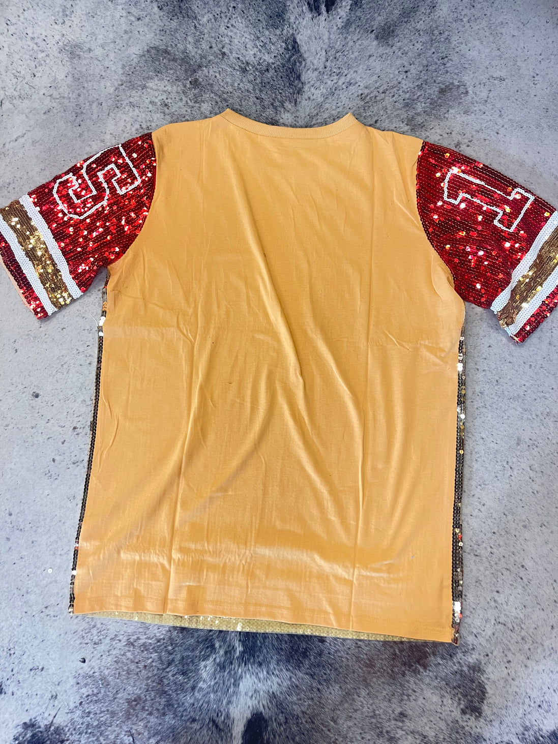 15 Sequin Jersey Dress (Yellow)