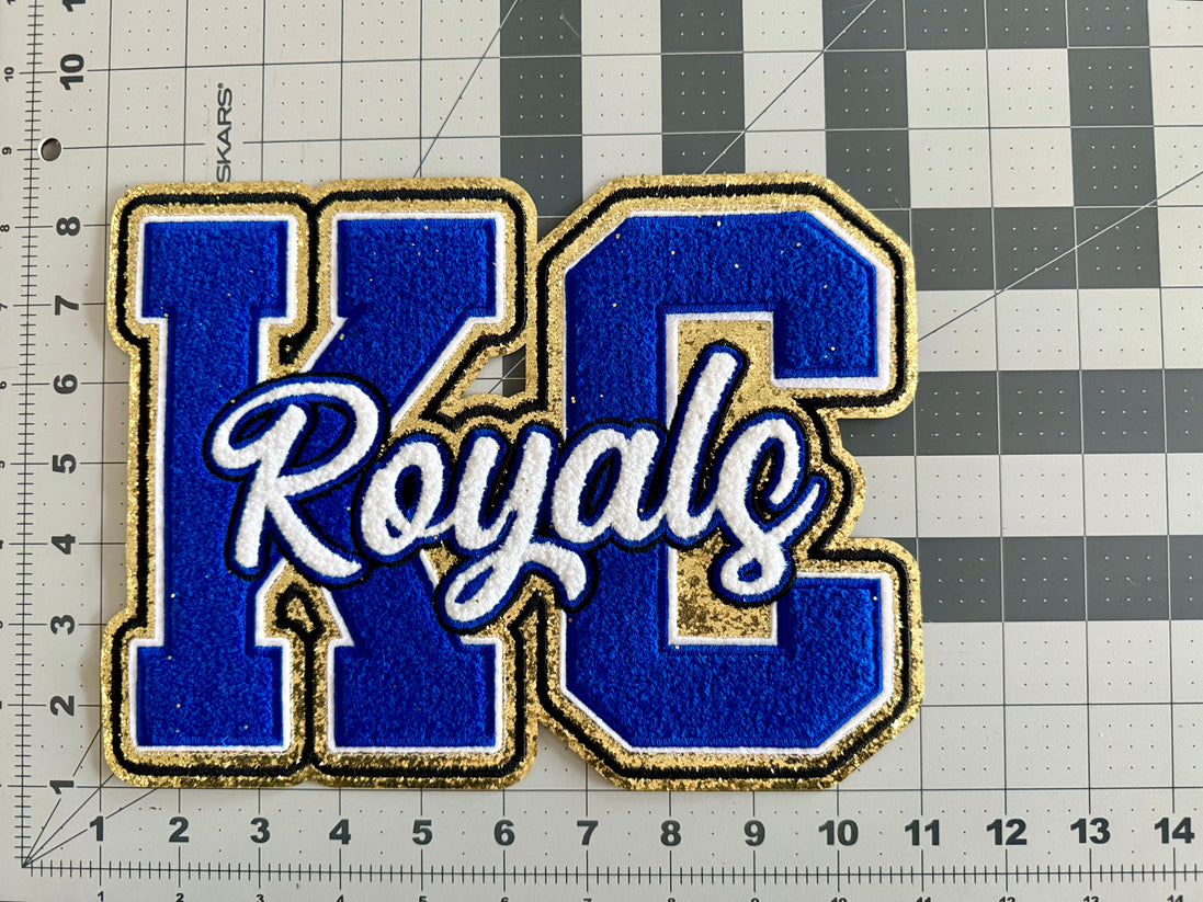 KC Royals Tee w/Chenille Patch