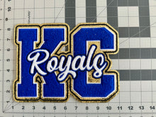 Load image into Gallery viewer, Chenille KC Royals X-Large Patch
