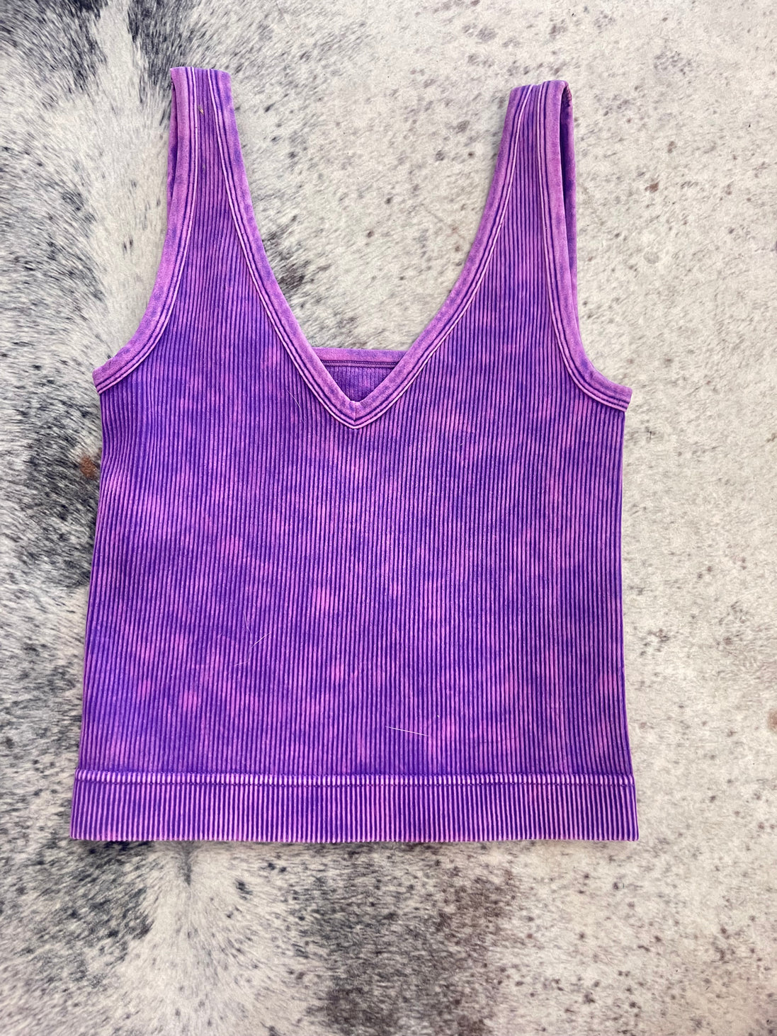 Reversible Neckline Cropped Tank