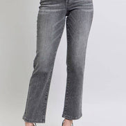 JUDY BLUE High Rise Rhinestone Straight