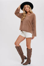 Load image into Gallery viewer, STRAPPY FRONT FUZZY PULLOVER
