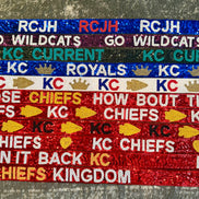 Sequin and Bead Purse Strap
