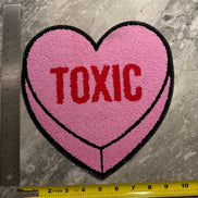Toxic Heart Chenille X-Large Patch (Valentine’s Collection)