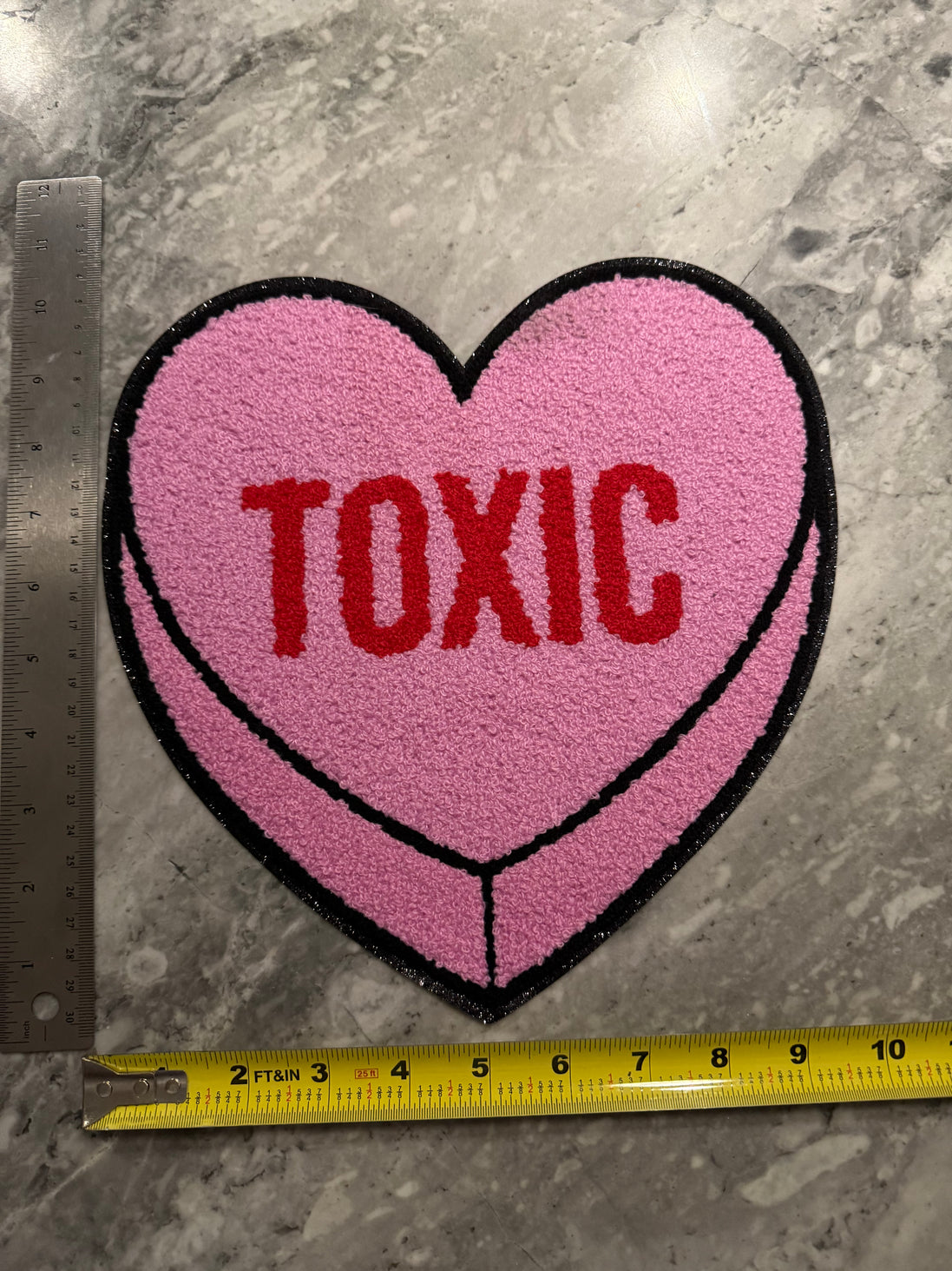 Toxic Heart Chenille X-Large Patch (Valentine’s Collection)