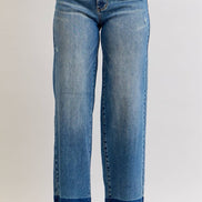 JUDY BLUE High Waisted Column Straight
