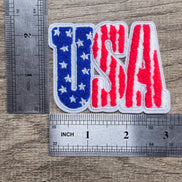USA Stars & Stripes Chenille Patch (3 inch)