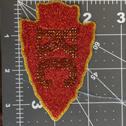 Rhinestone Transfer Arrowhead KC