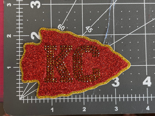 Rhinestone Transfer Arrowhead KC
