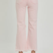 RISEN High Rise Cropped Denim
