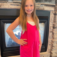 KIDS Cotton Romper w/ Pockets