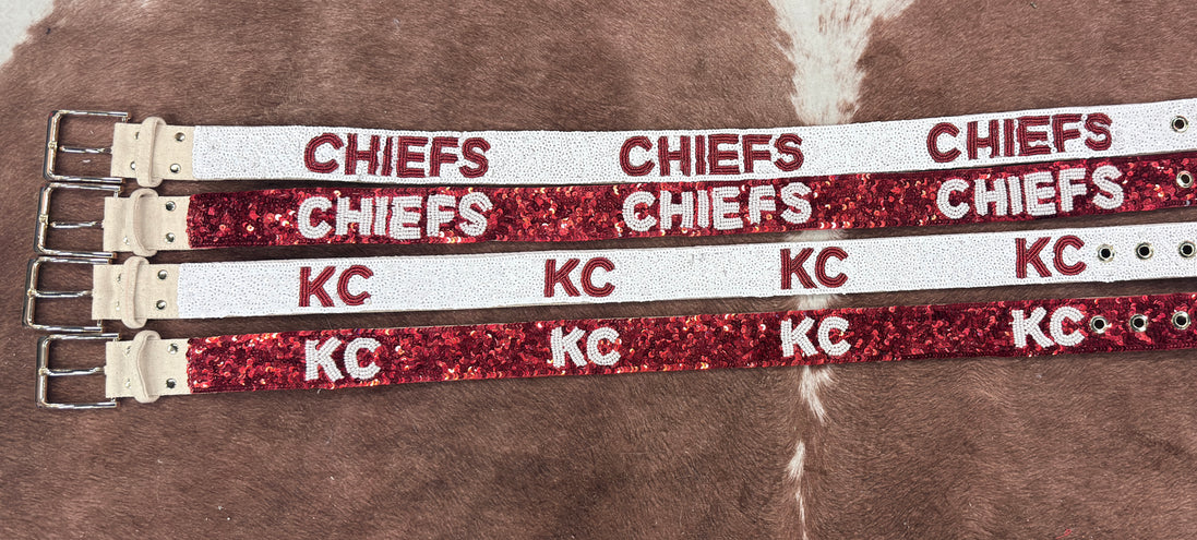 KC Sequin and Beaded Belt