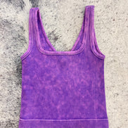 Reversible Neckline Cropped Tank