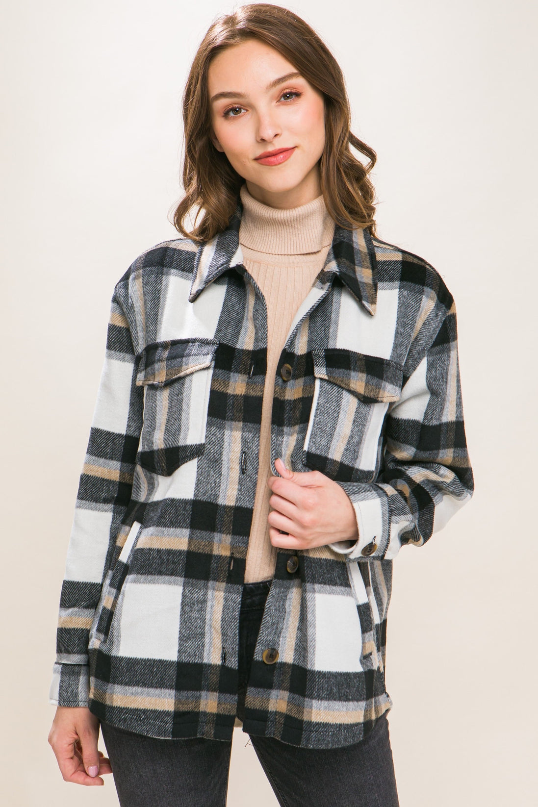 Soft Plaid Shacket