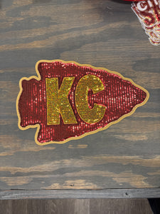 Chief Arrowhead Sequin X-Large Patch