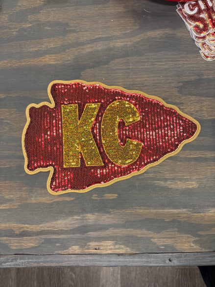 Chief Arrowhead Sequin X-Large Patch