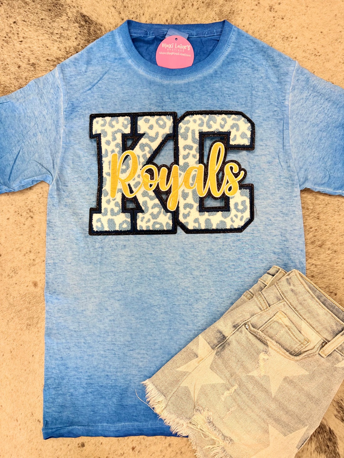 (Copy) KC Royals Tee w/Chenille Patch