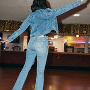 JUDY BLUE Mid Rise Destroy & Released Hem Bootcut