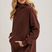 FLEECE HOODIE TUNIC