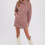 FLEECE HOODIE TUNIC