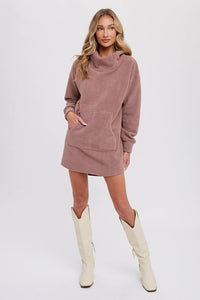 FLEECE HOODIE TUNIC