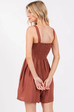 Load image into Gallery viewer, Smocked Detail Romper - NJU60420A-HV
