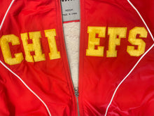 Load image into Gallery viewer, CHIEFS Sherpa Lined Cropped Jacket
