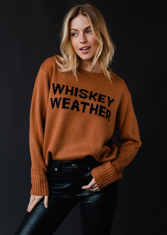 Whiskey Weather Sweater