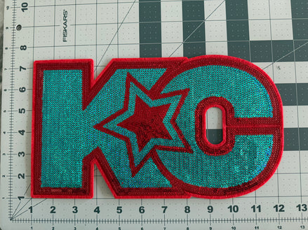 KC w/Star Current Sequin X-Large Patch