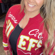 Zip-Up Chiefs Sweater