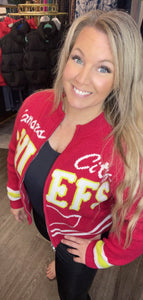 Zip-Up Chiefs Sweater