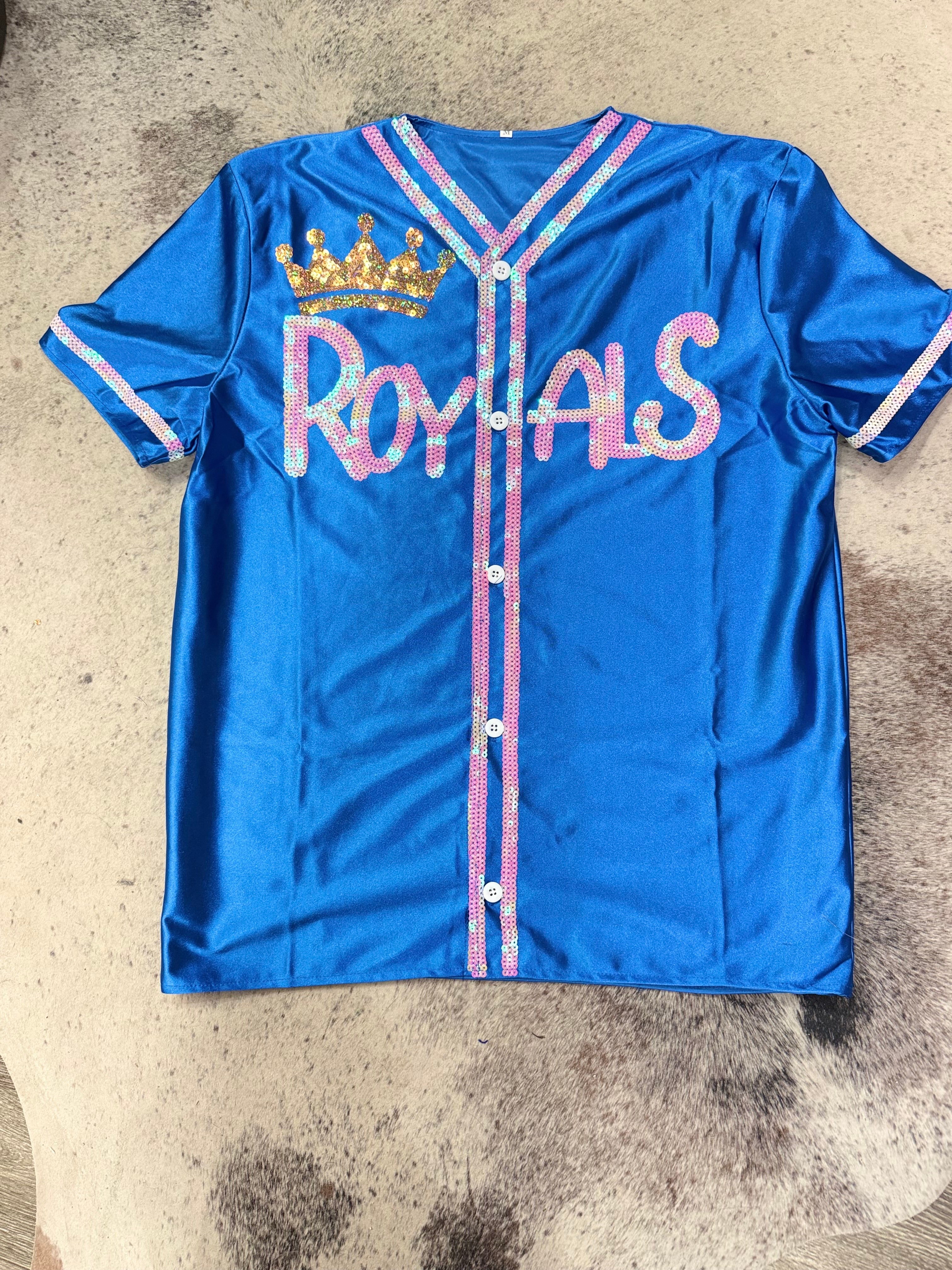 Royals Jersey w/Sequin Detailing (Royal Blue)