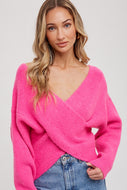 Wrap Knit Sweater