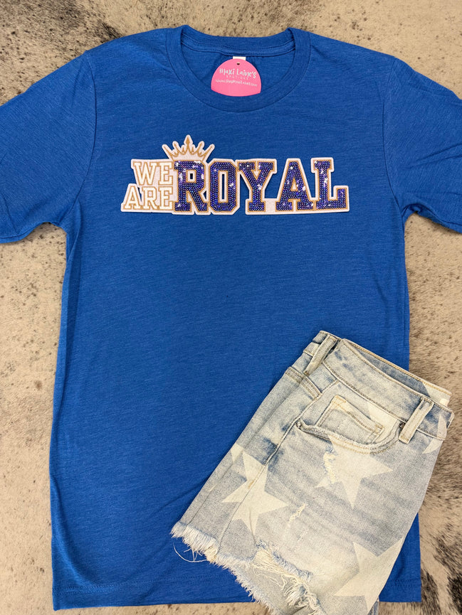 We Are Royals Tee w/Sequin Patch