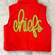 Chiefs Sherpa Lined Corduroy Vest (Gold)