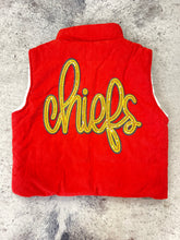 Load image into Gallery viewer, Chiefs Sherpa Lined Corduroy Vest (Gold)
