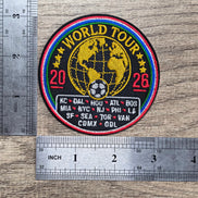 World Cup Cities on World Tour Embroidered Patch (3 inch)