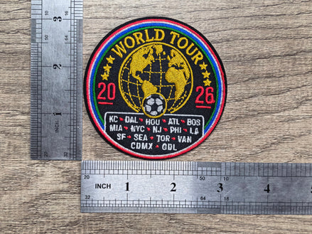 World Cup Cities on World Tour Embroidered Patch (3 inch)