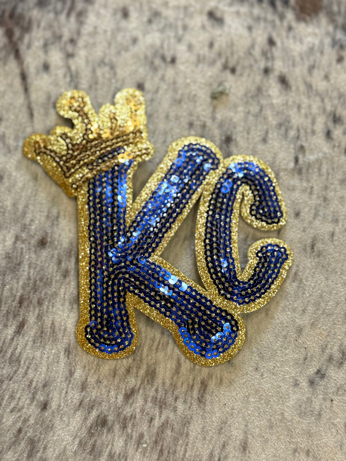 Sequin KC and Crown Royals Patch
