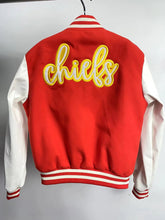 Load image into Gallery viewer, KIDS Embroidered Varsity Jacket (Style 2)
